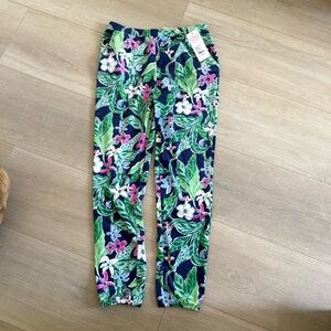 Girls Lilly Pulitzer, velour pant, NEW!
